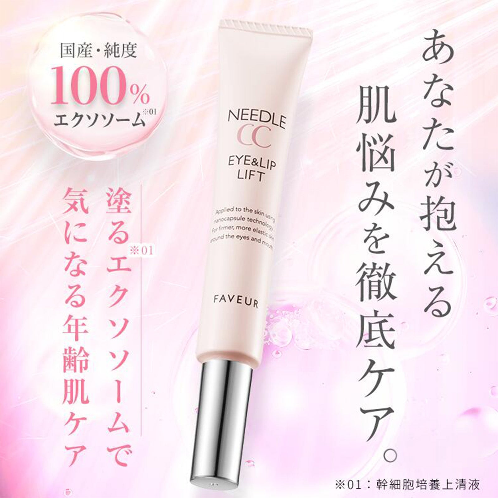 F・ニードルアイ＆リップリフトクリームCC×2個
