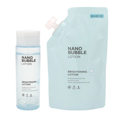 【医薬部外品】ホワイピュア 薬用Ｗ・ナノバブルホワイトローション 本体・詰替え 計2個セット